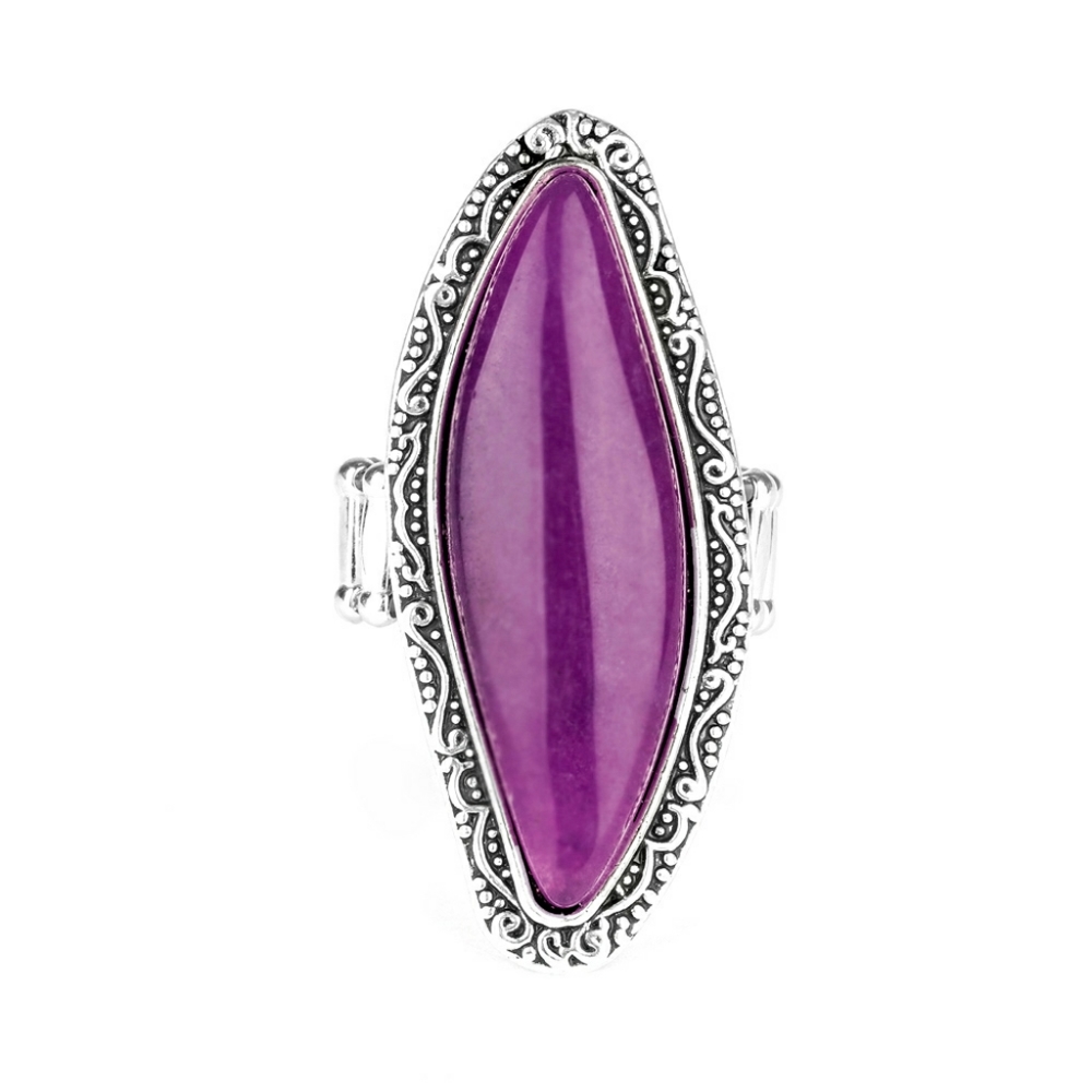 Mineral Mine Purple Statement Ring
